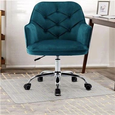 PVC 45" x 53" Rectangle Shape Chair Mat for Carpets