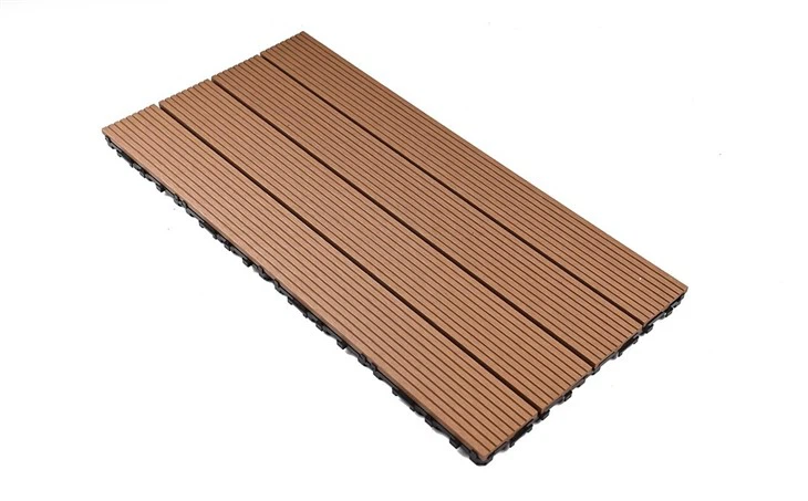 Interlocking Floor Mats Outdoor PP And WPC Material Log Style
